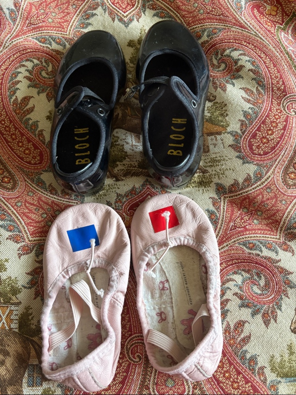 Bloch Shiny Black Dance Shoes (8w) and Ballet Shoes (7.5)